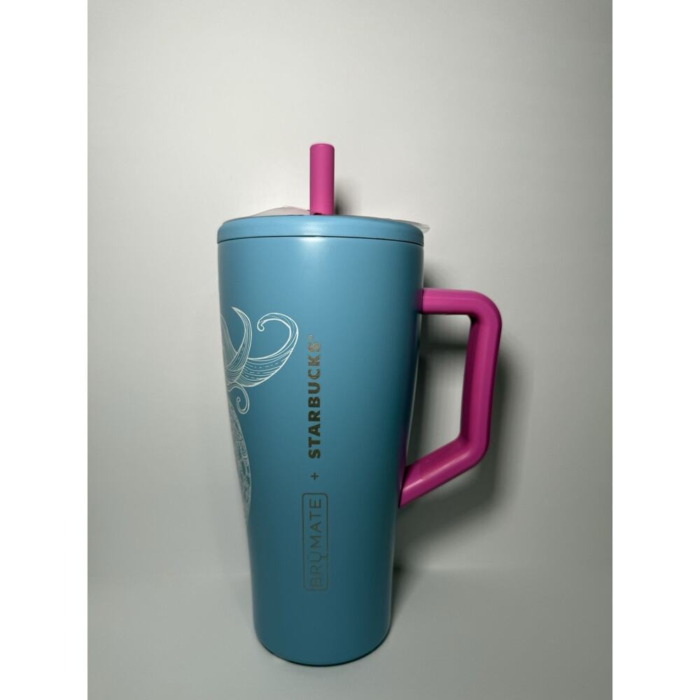 BruMate X Starbucks Vietnam Exclusive BLUE PINK SIREN 30oz Era Tumbler BNWT